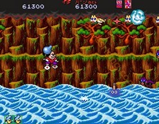une photo d'Ã©cran de Pistol Daimyo No Bouken sur Arcade
